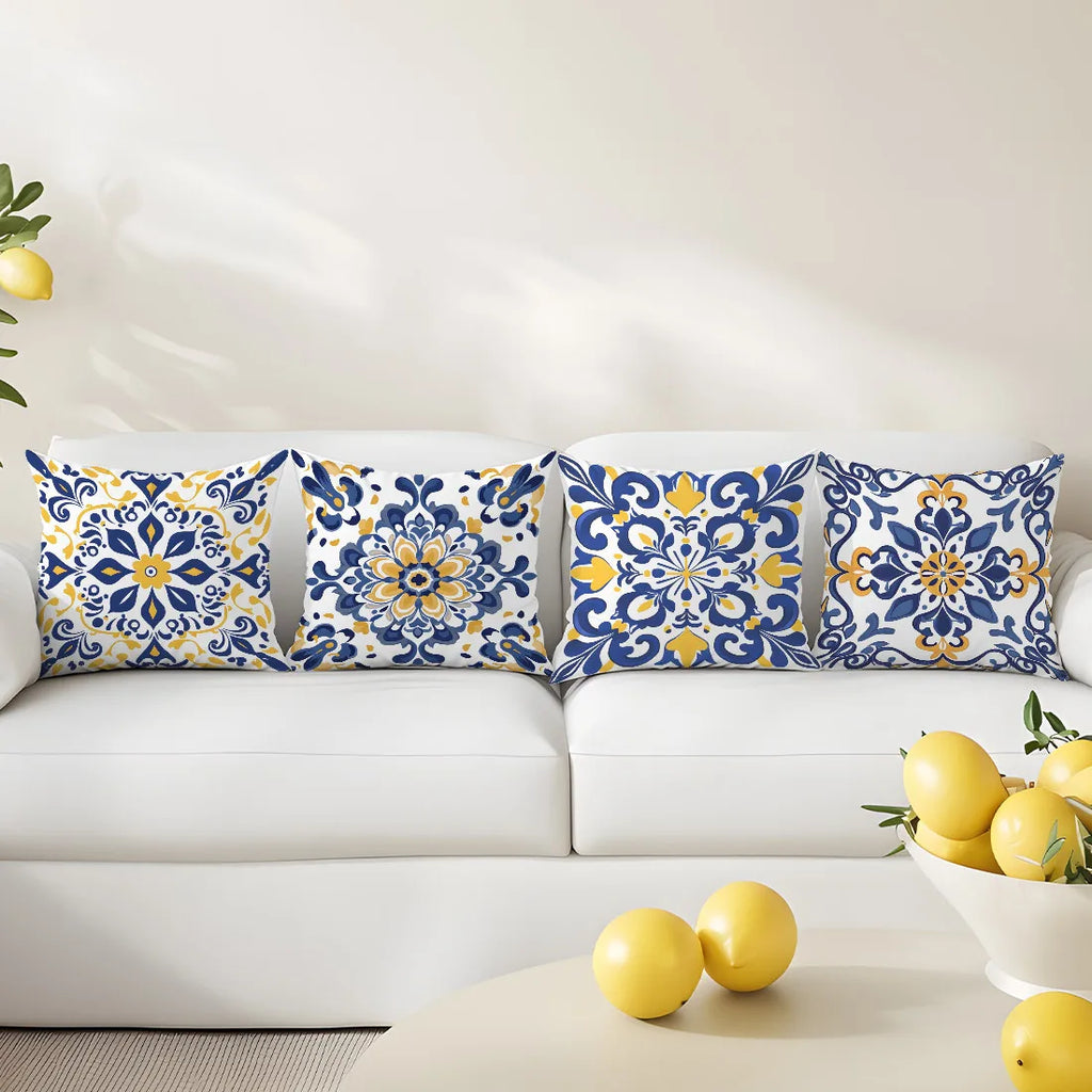 Decorative Knit Throw Pillow Cover – Soft & Stylish Home Accent 4pc