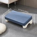 Ergonomic Adjustable-Tilt Footrest – Cushioned Comfort for Home & Office