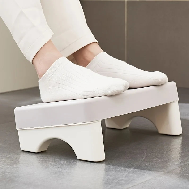 Ergonomic Adjustable-Tilt Footrest – Cushioned Comfort for Home & Office