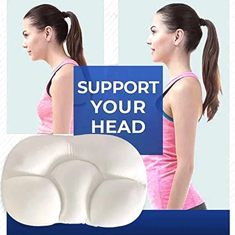 Sleep Pillows Egg Sleeper Memory Foam Soft Orthopedic Neck Pillow Almighty Microsphere Foam Soft Butterfly Shaped Foam Cushion