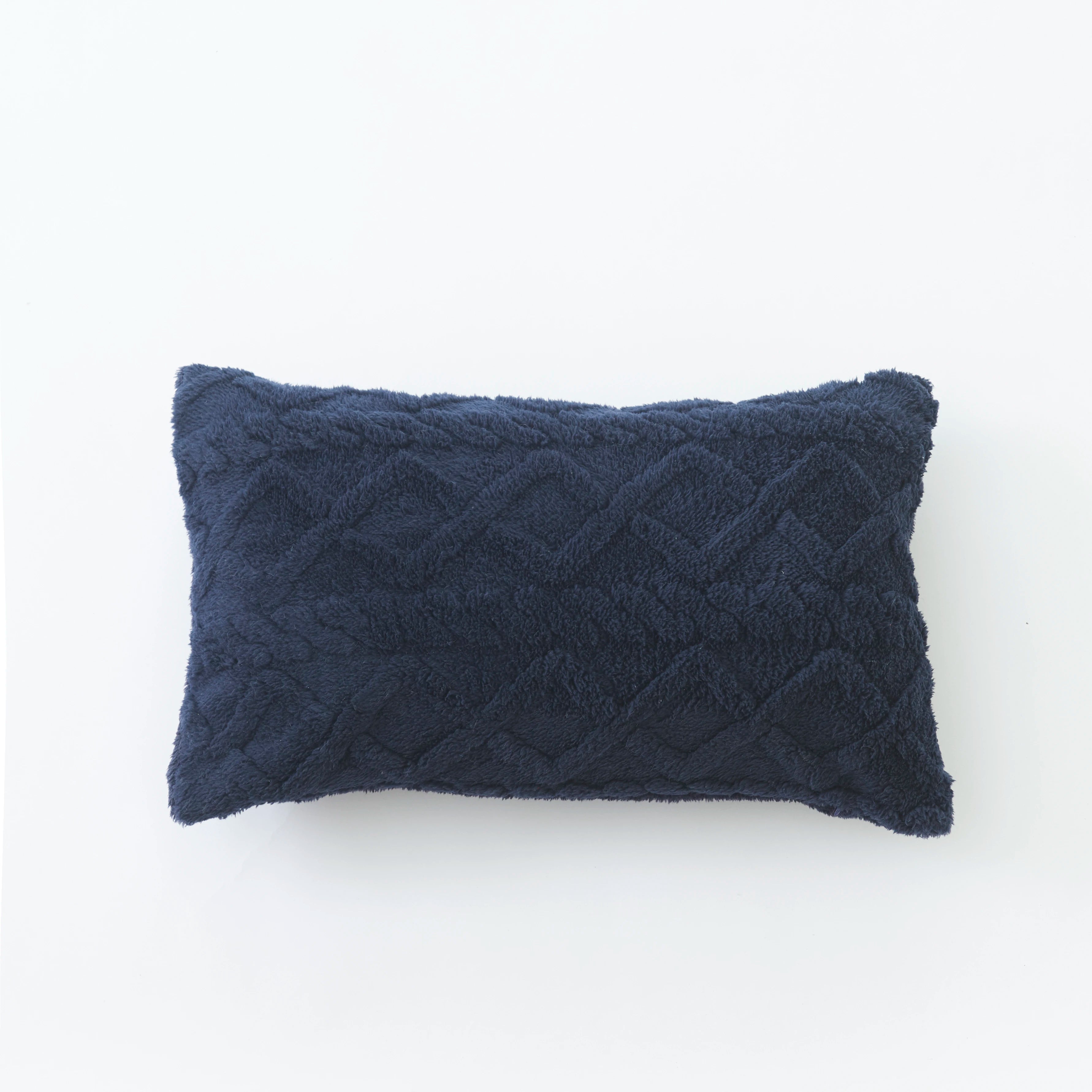 Plush Lumbar Throw Pillow Cover – Soft Decorative Accent for Home & Car