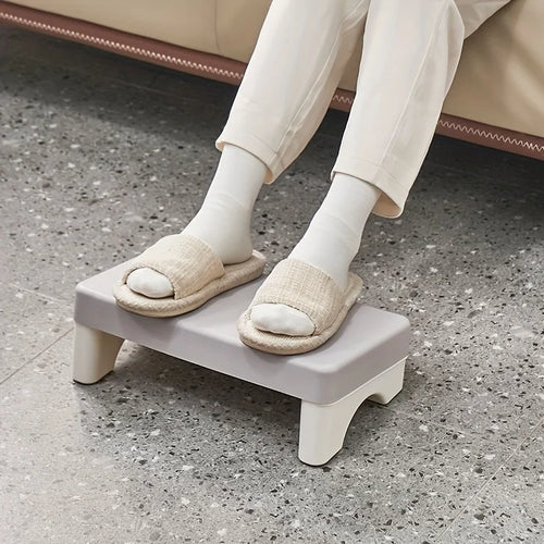 Ergonomic Adjustable-Tilt Footrest – Cushioned Comfort for Home & Office