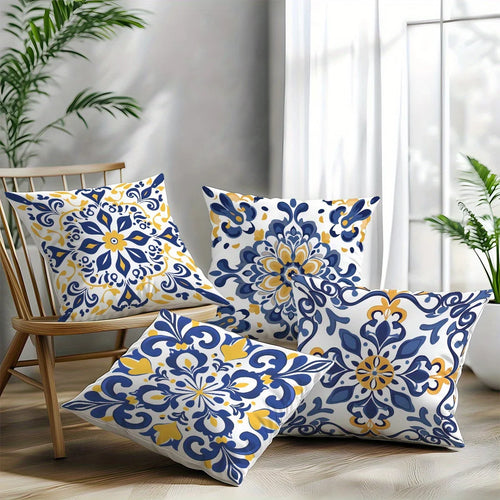 Decorative Knit Throw Pillow Cover – Soft & Stylish Home Accent 4pc