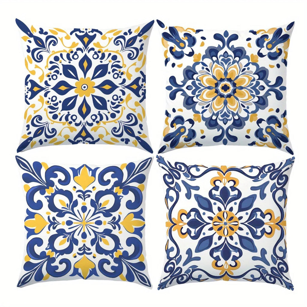 Decorative Knit Throw Pillow Cover – Soft & Stylish Home Accent 4pc