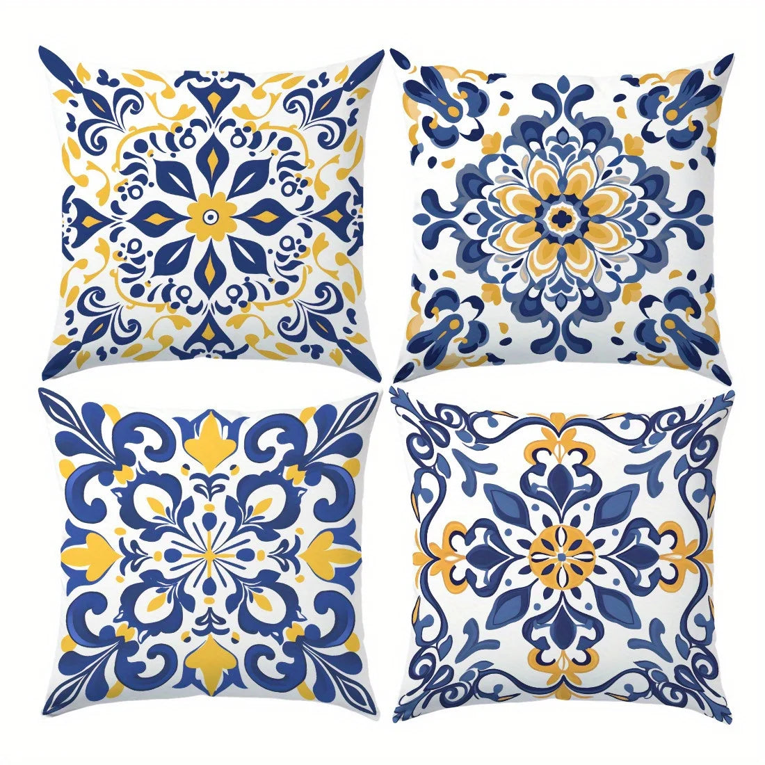 Decorative Knit Throw Pillow Cover – Soft & Stylish Home Accent 4pc